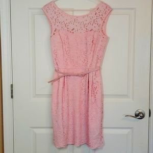 White House Black Market Belted Dress